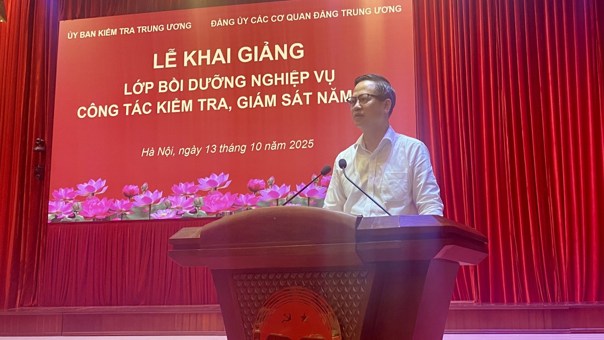 Ông Đoàn Anh Dũng, Phó Chủ nhiệm Ủy ban Kiểm tra Trung ương. Ảnh Hà Thảo.