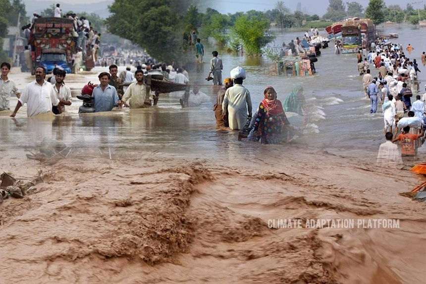Lũ lụ tại Pakistan: Khi thiên tai trở thành khủng hoảng an ninh. Ảnh: Climate Adaptation Platform
