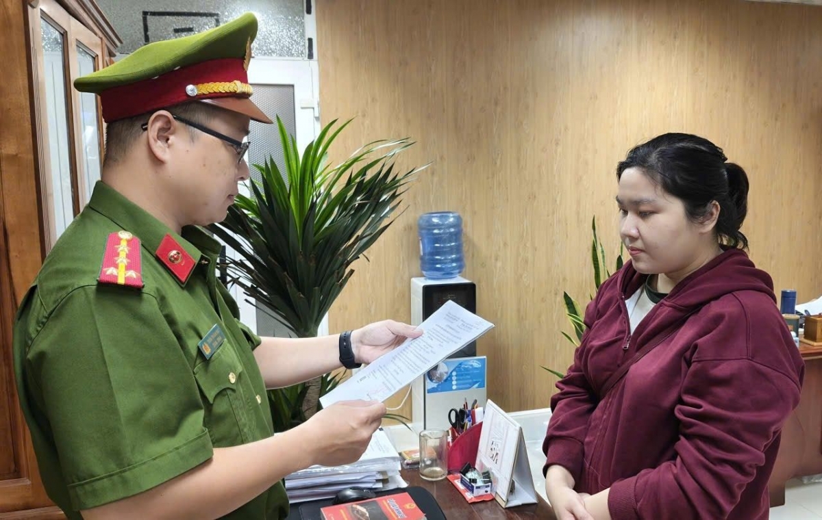 Đỗ Hà Thương bị khởi tố. (Ảnh: CACC)