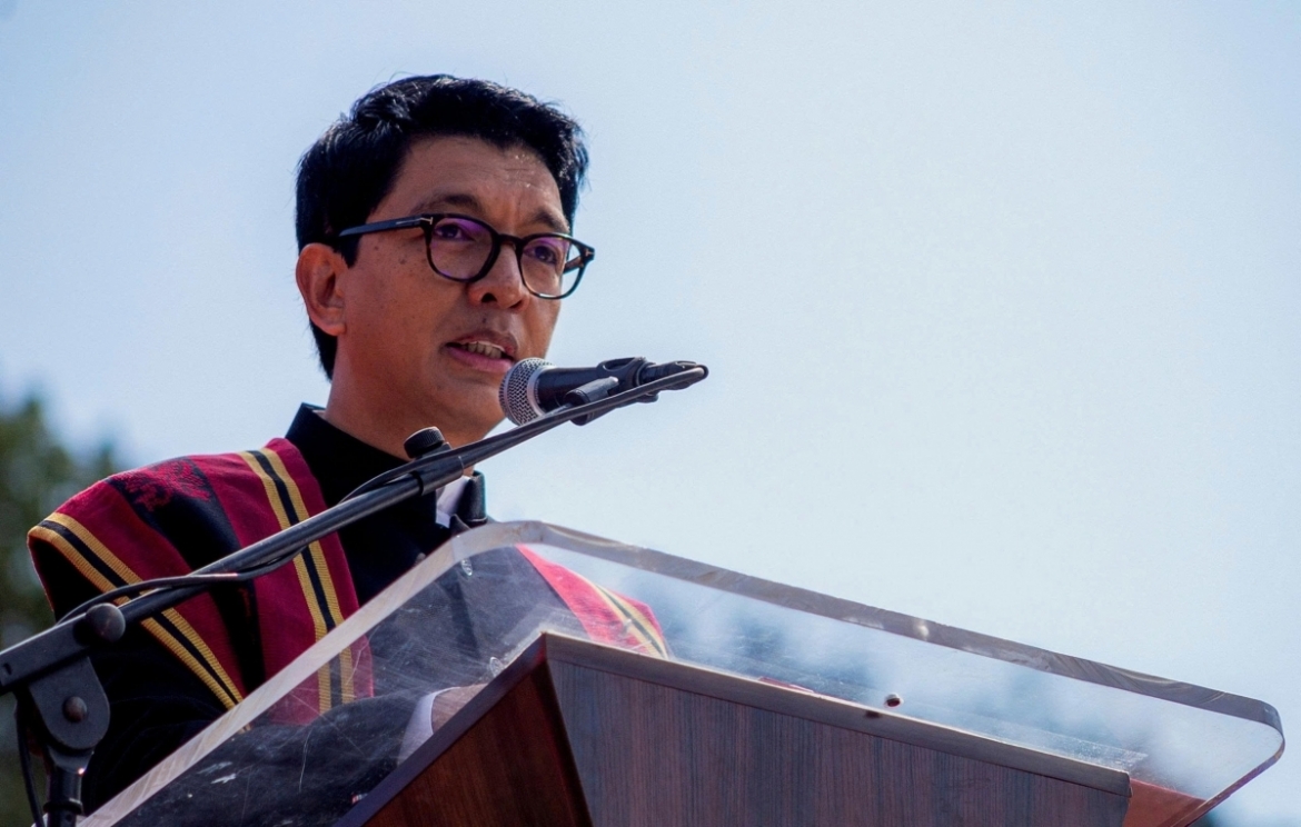 Tổng thống Madagascar Andry Rajoelina. (Ảnh: Reuters)