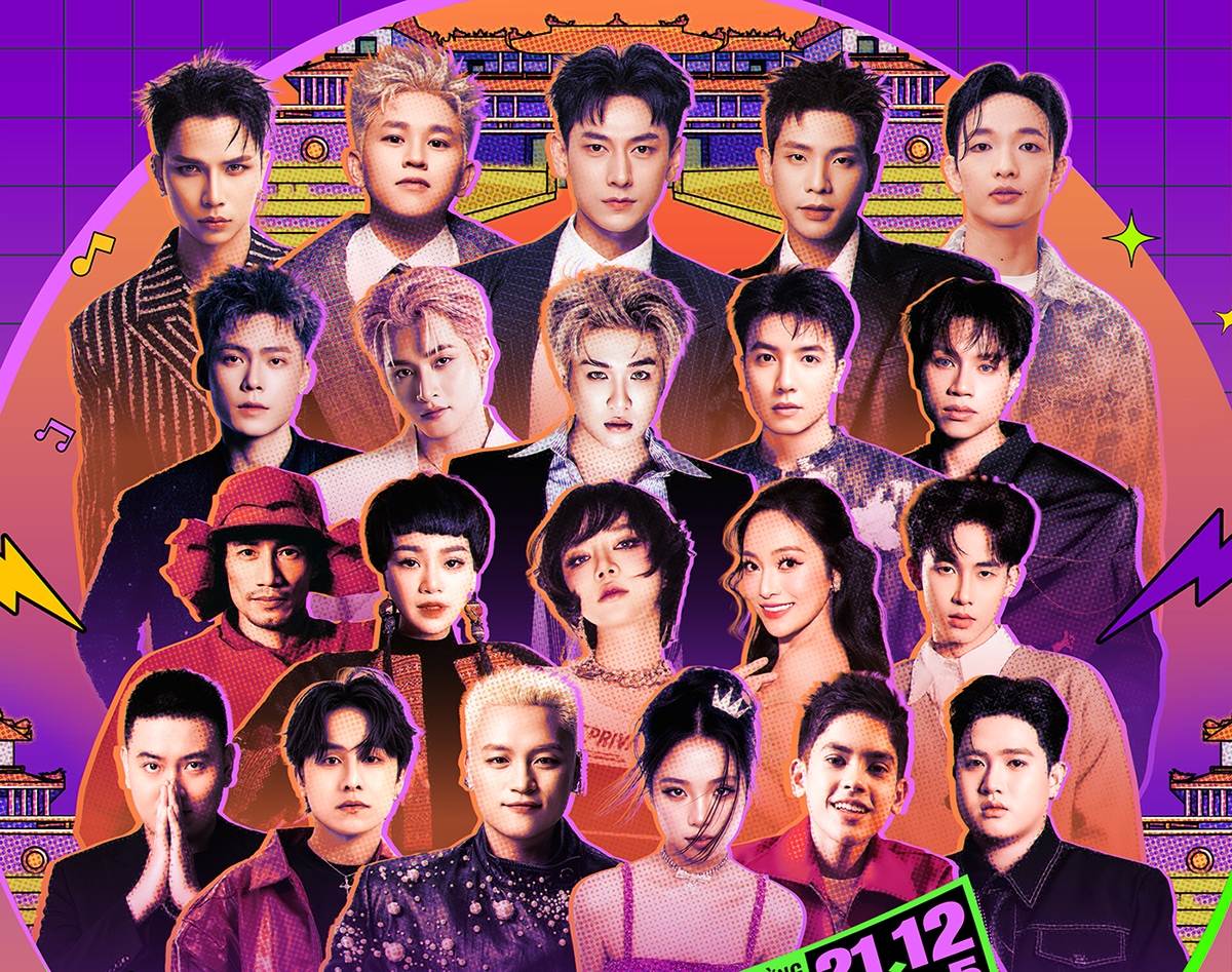 21 nghệ sĩ ở nhiều thế hệ và phong cách khác nhau hội tụ ở Mega Booming Day 2