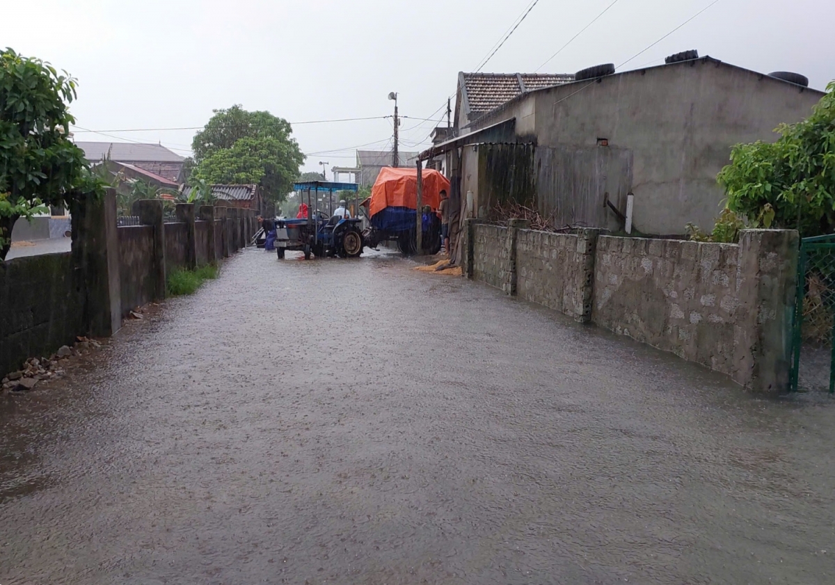 Mưa lớn tại phía Bắc tỉnh Quảng Trị