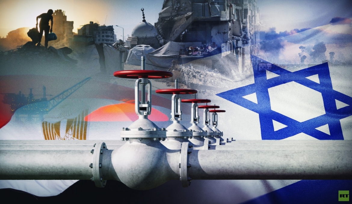 Đường ống khí đốt Israel - Ai Cập. Ảnh: RT.