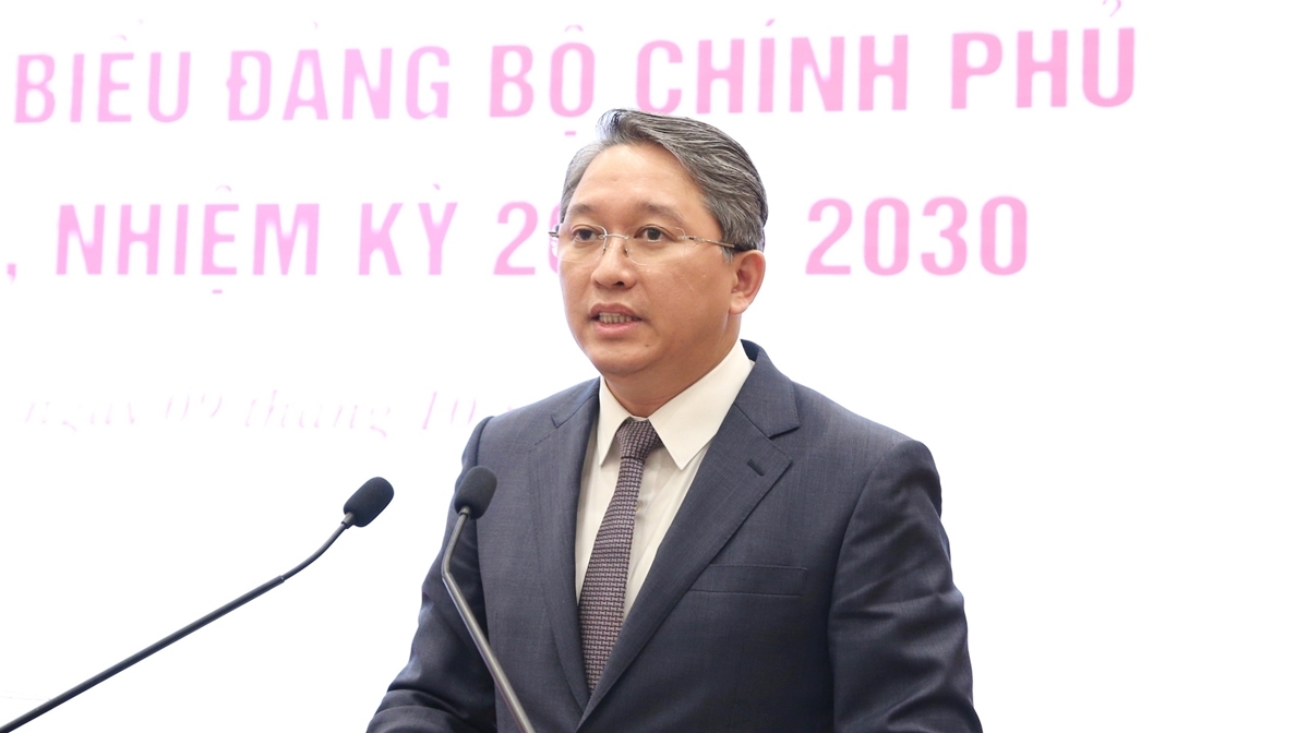 Bộ trưởng Bộ Tư pháp Nguyễn Hải Ninh thông tin công tác hoàn thiện thể chế, xây dựng pháp luật của Chính phủ trong nhiệm kỳ qua.