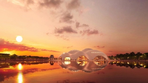 Nhà hát được xây dựng trên diện tích 40ha, tổng mức đầu tư gần 12.800 tỷ đồng. (Ảnh: Sun Group)