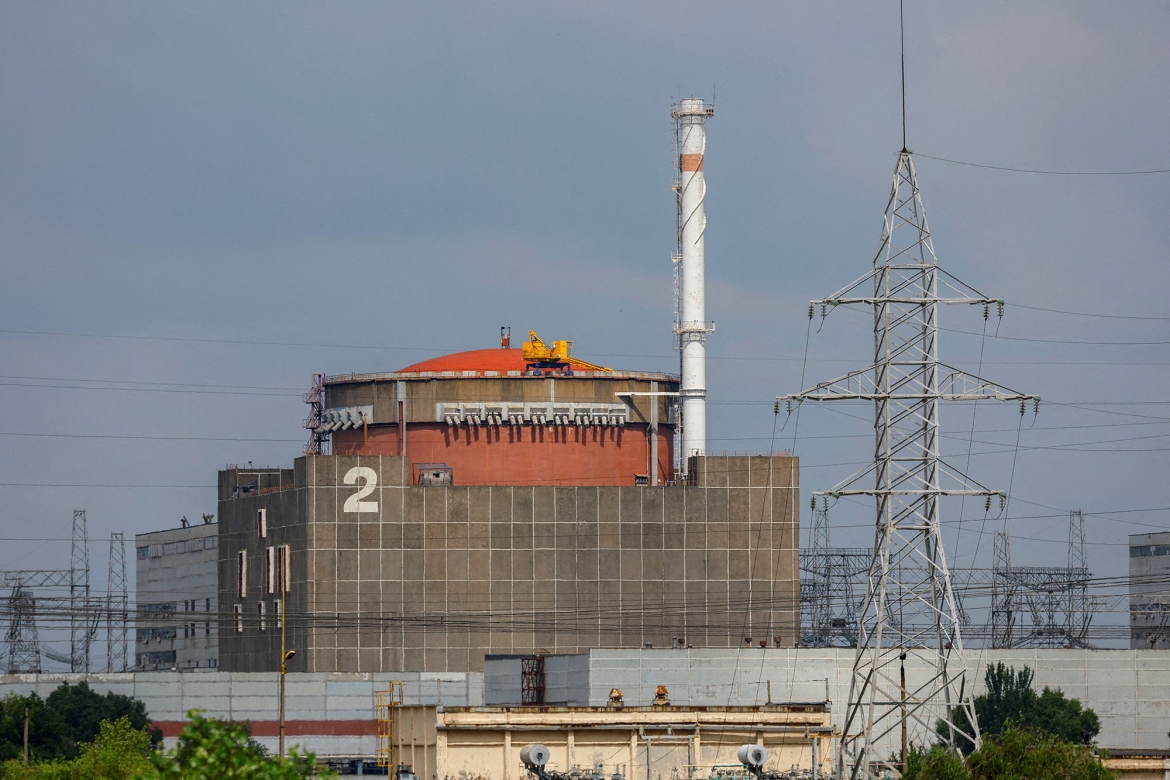 Nhà máy điện hạt nhân Zaporizhia. Ảnh: Reuters