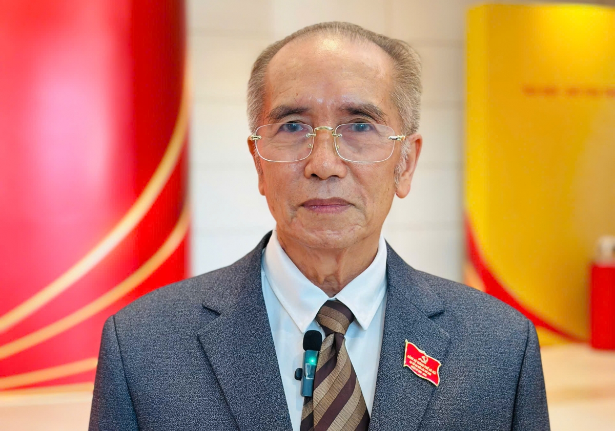 Ông Nguyễn Văn Thịnh, đại biểu cao tuổi nhất