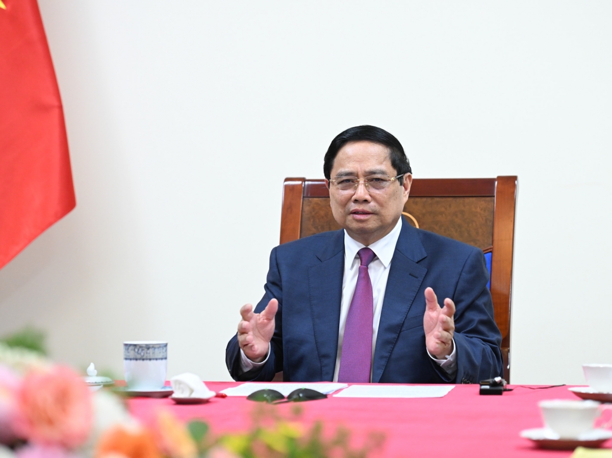 Thủ tướng Chính phủ Phạm Minh Chính là một trong ba Lãnh đạo cấp cao được mời có phát biểu ghi hình tại Phiên Khai mạc của Hội nghị