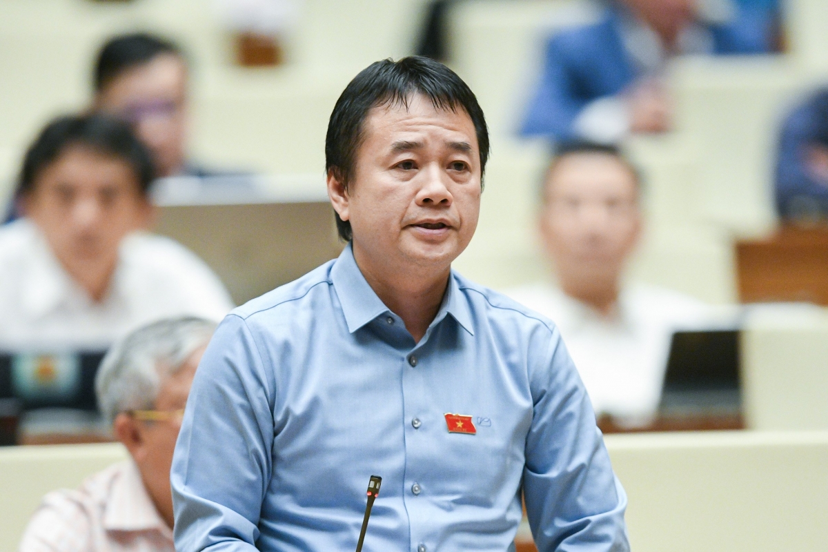 Đại biểu Phạm Nam Tiến (Đoàn Lâm Đồng) - Ảnh: Media Quốc hội