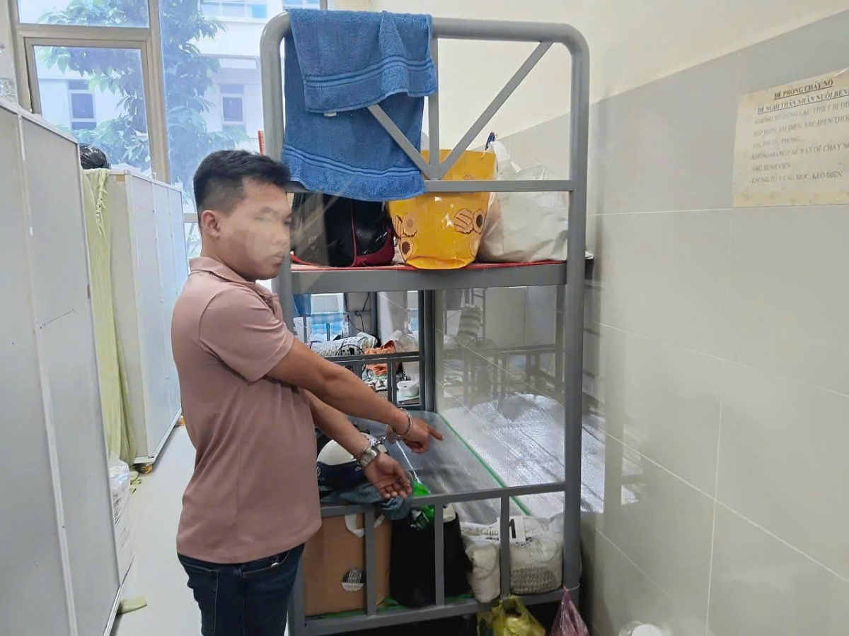 Phan Lê Tuấn bị bắt vì hành vi trộm tài sản người nuôi bệnh tại bệnh viện