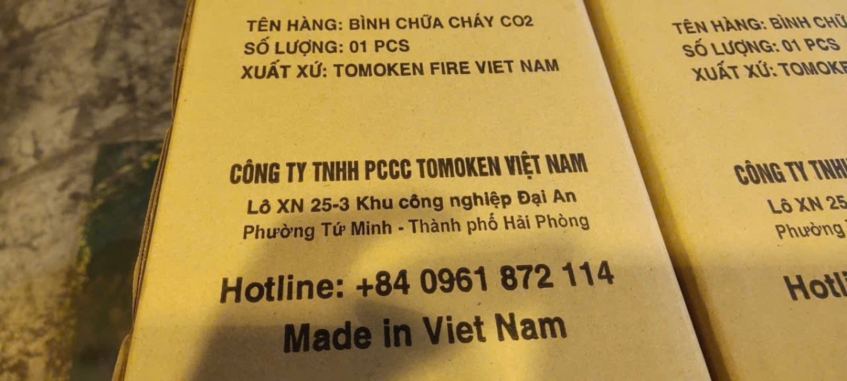 Kết luận giám định xác định, các mẫu bình chữa cháy này không có khả năng dập tắt đám cháy loại B theo Quy chuẩn kỹ thuật quốc gia về phương tiện phòng cháy chữa cháy.