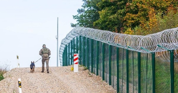 Khu vực biên giới giữa Latvia và Nga. (Ảnh minh họa: KT)