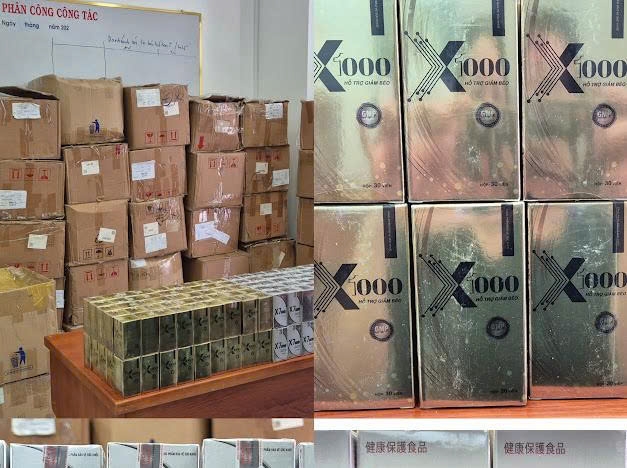 Sản phẩm làm đẹp của Ngân 98 có chứa chất cấm là sibutramin và phenolphthalein (ảnh CA TP.HCM)