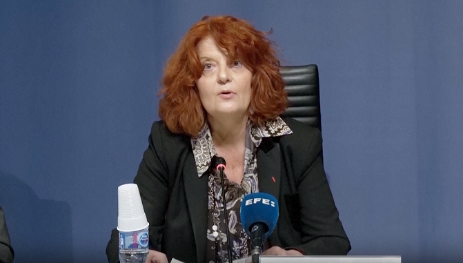 Công tố viên Paris Laure Beccuau. (Ảnh: Reuters)
