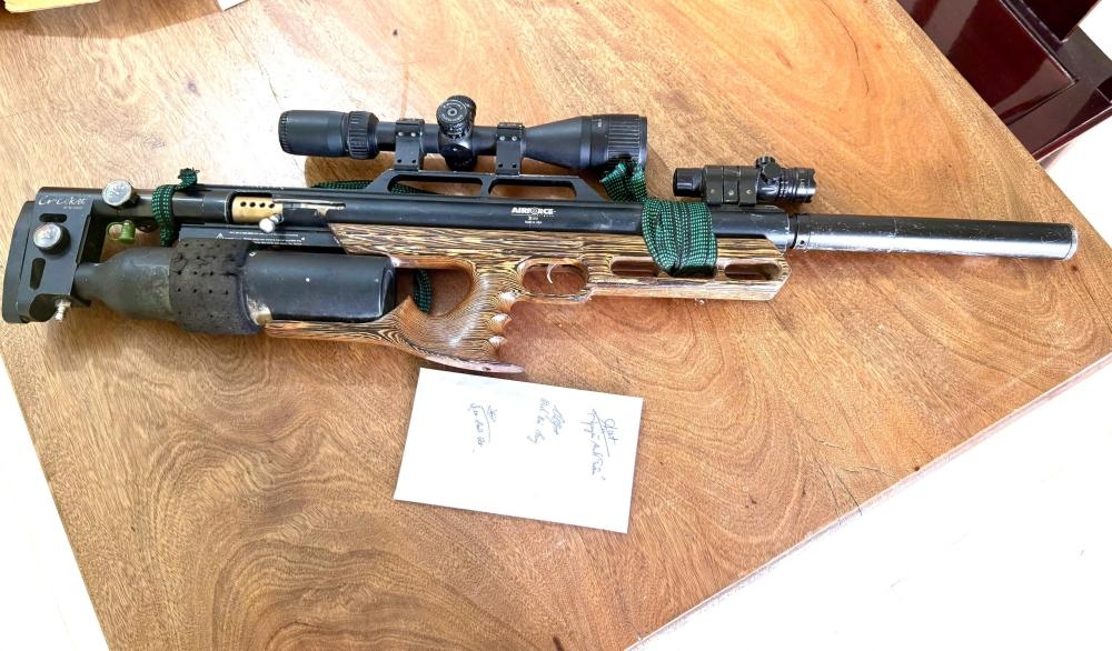 Tang vật thu giữ. Ảnh: Phúc Trạch.