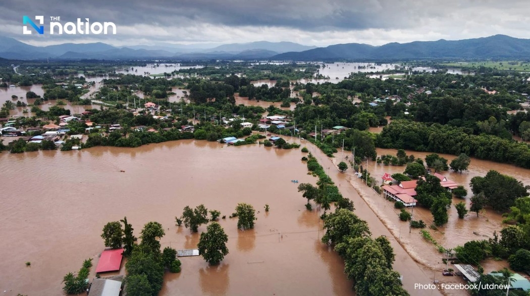 Tình trạng lũ lụt tại tỉnh Uttaradit ngày 30/9. Nguồn: The Nation
