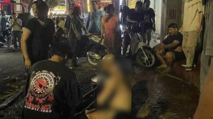 Hiện trường vụ việc. (Ảnh: CTV)