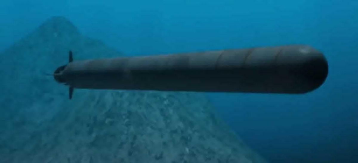 Tổ hợp ngư lôi không người lái “Poseidon” được trang bị đầu đạn hạt nhân.