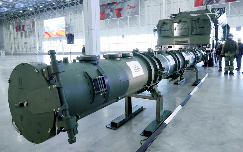 Tên lửa hành trình 9M729 của Nga. Ảnh: Reuters.