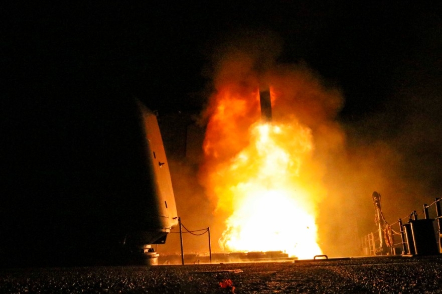 Tên lửa Tomahawk. Ảnh: Reuters