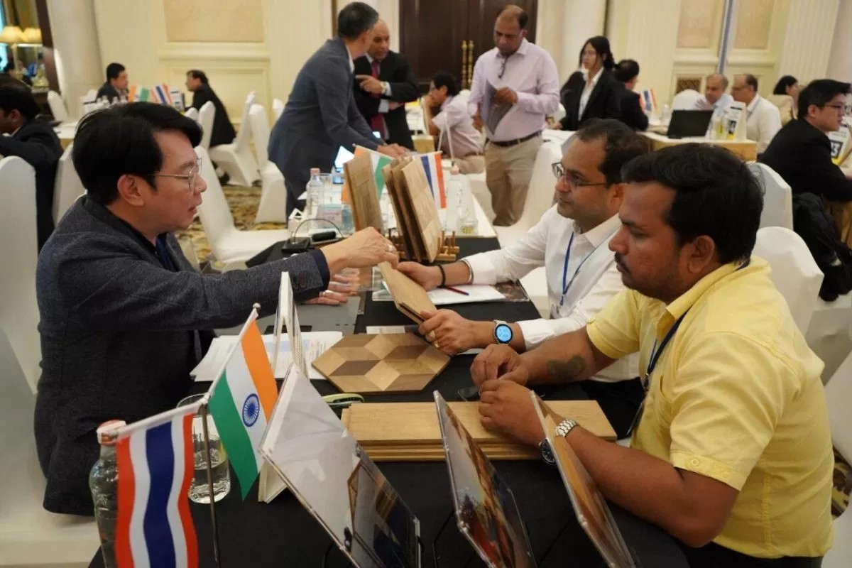 Doanh nghiệp Thái Lan và Ấn Độ trao đổi, tìm kiếm cơ hội hợp tác trong khuôn khổ hoạt động do Nhóm đặc nhiệm thuộc Cục Xúc tiến thương mại quốc tế tổ chức - Nguồn: Bangkok Post