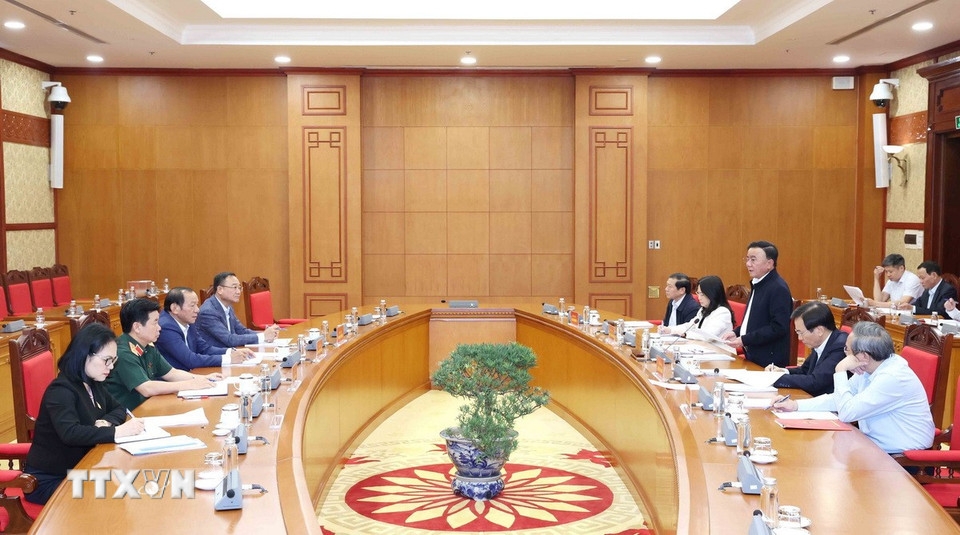 Toàn cảnh phiên họp. (Ảnh: TTXVN)