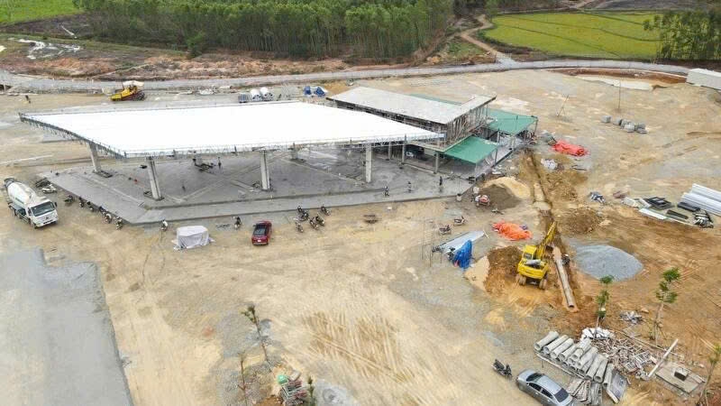 Nhà đầu tư triển khai thi công trạm dừng nghỉ trên tuyến cao tốc Bắc-Nam phía Đông 