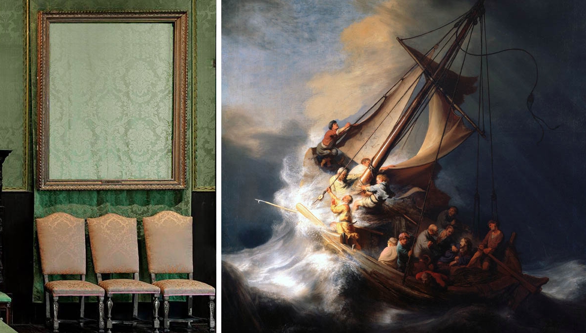 Bức tranh Storm on the Sea of Galilee. Ảnh: The Collector