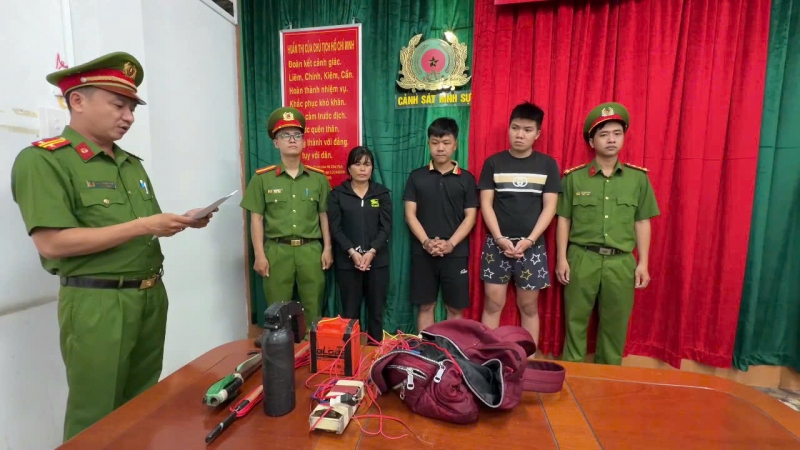 Cơ quan Công an bắt giữ khẩn cấp 3 đối tượng