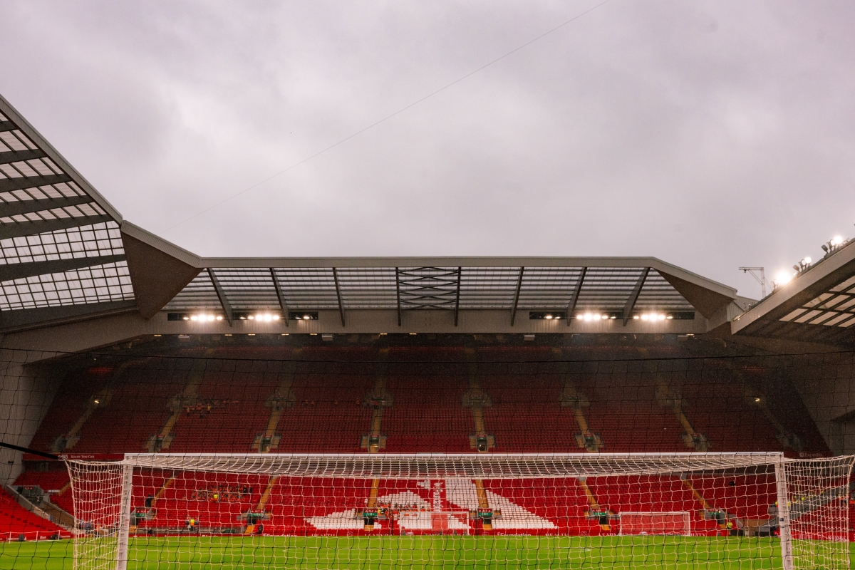 Sân Anfield sẵn sàng cho trận đấu. (Ảnh: LFC). 