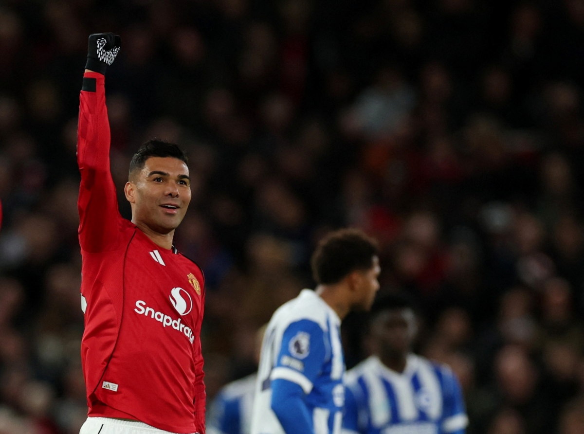 Casemiro vừa ghi bàn vừa kiến tạo (Ảnh: Reuters)