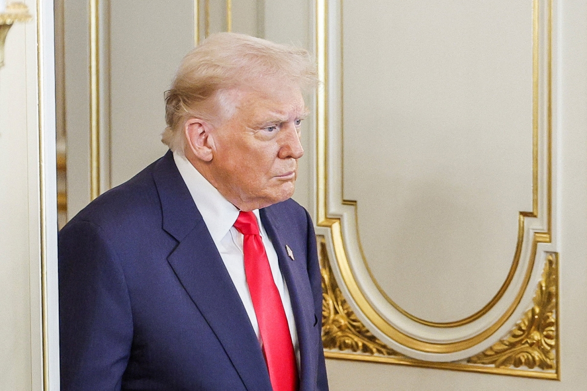 Tổng thống Mỹ Donald Trump tới cuộc gặp thượng đỉnh với nhà lãnh đạo Nhật Bản ở Tokyo, ngày 28/10/2025. Ảnh: Reuters