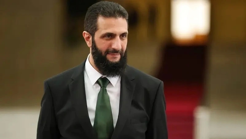 Tổng thống chuyển tiếp của Syria Ahmed Al-Sharaa.