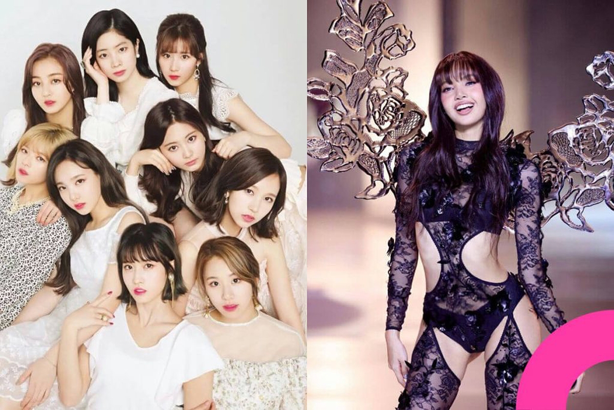 Cư dân mạng so sánh TWICE với Lisa của BLACKPINK liên quan đến sự xuất hiện của TWICE trên Victoria's Secret Fashion Show 2025. (Ảnh: Kbizoom)