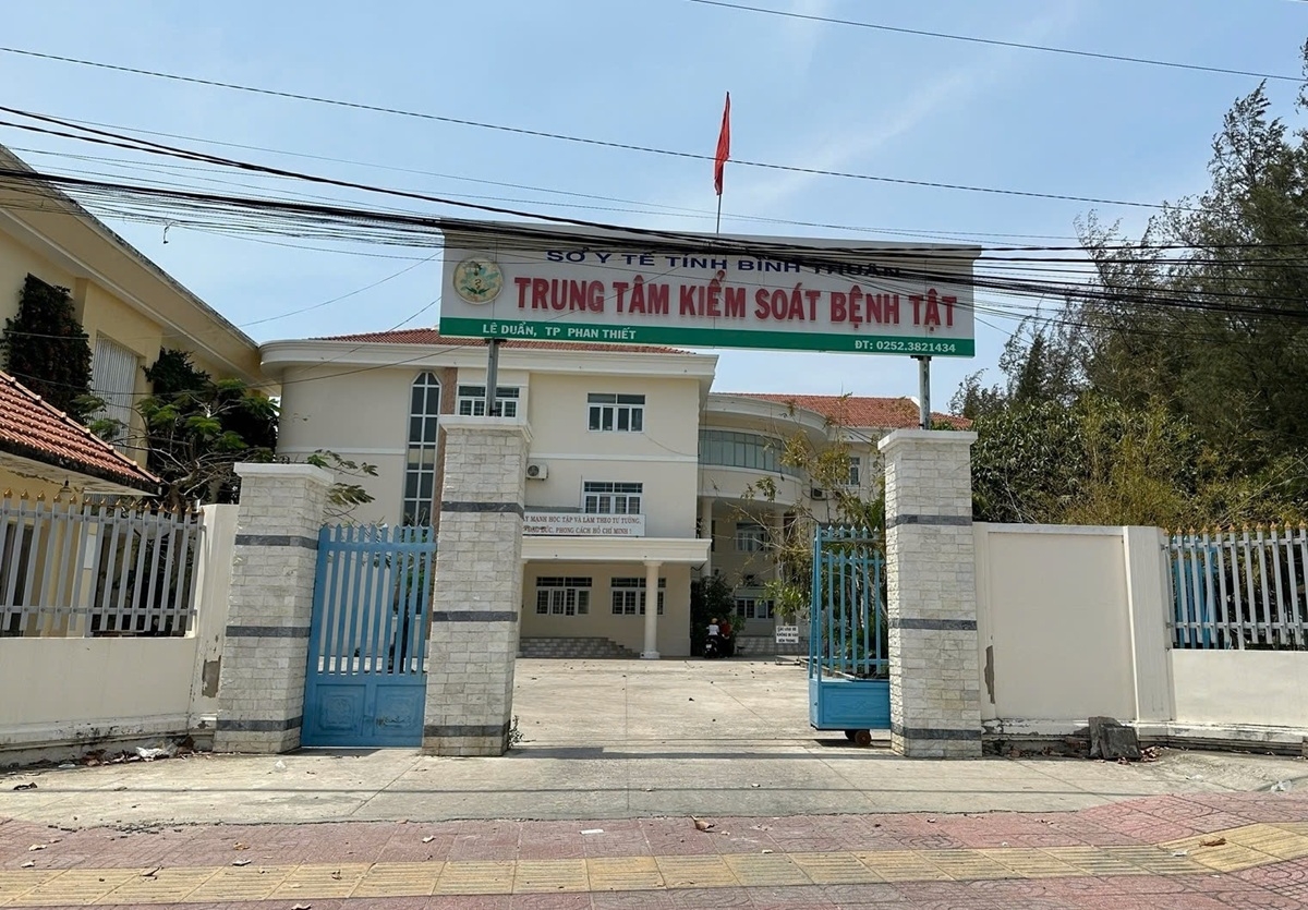 Trụ sở Trung tâm Kiểm soát bệnh tật Bình Thuận (ảnh chụp trước sáp nhập tỉnh)