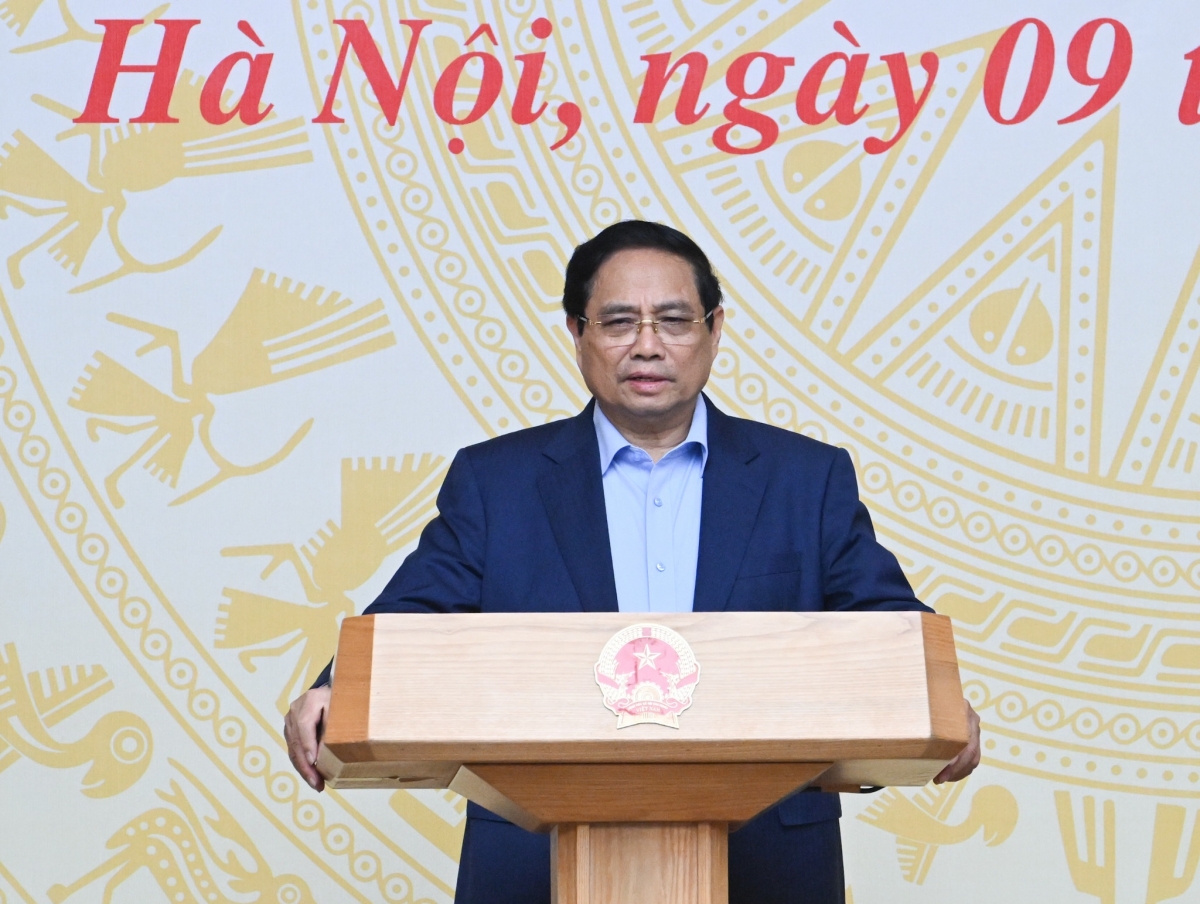 Thủ tướng Phạm Minh Chính phát biểu tại hội nghị.