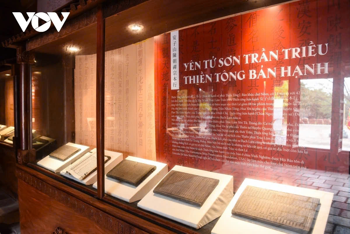 Bộ Mộc bản còn lưu giữ lại tại chùa