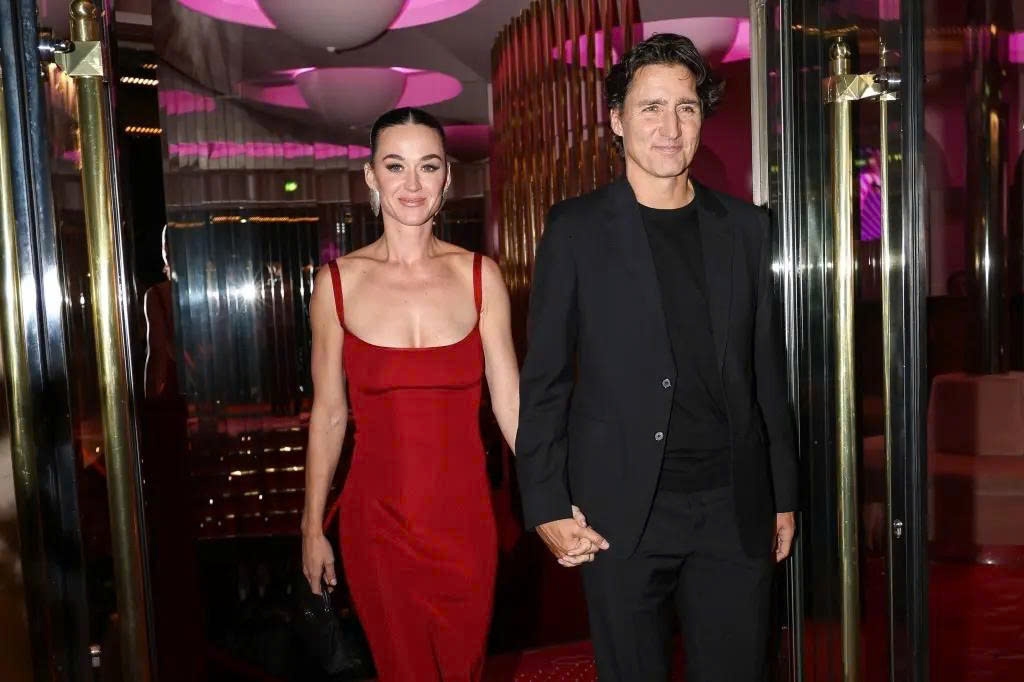 Cựu Thủ tướng Canada Justin Trudeau và ngôi sao nhạc pop Katy Perry (Ảnh: BACKGRID)