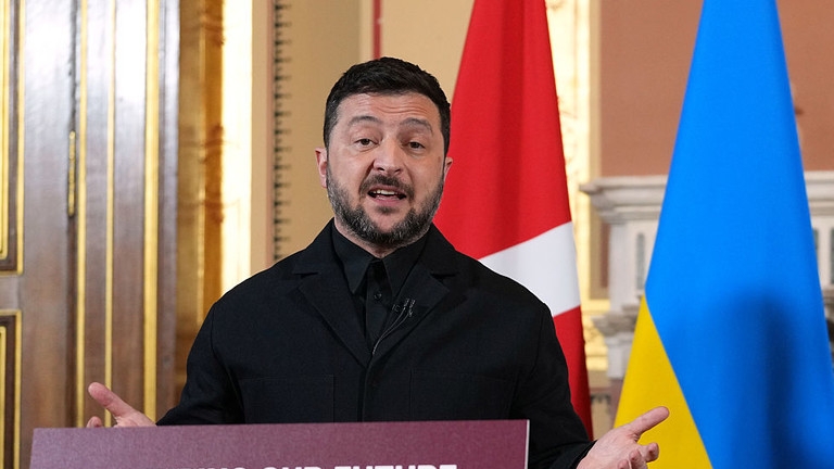 Tổng thống Ukraine Zelensky. Ảnh: Getty