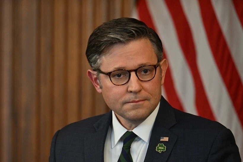 Chủ tịch Hạ viện Đảng Cộng hòa Mỹ - Mike Johnson. (Ảnh: Reuters)