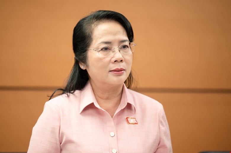 Đại biểu Trần Kim Yến, đoàn TP.HCM (Ảnh: Quốc hội)