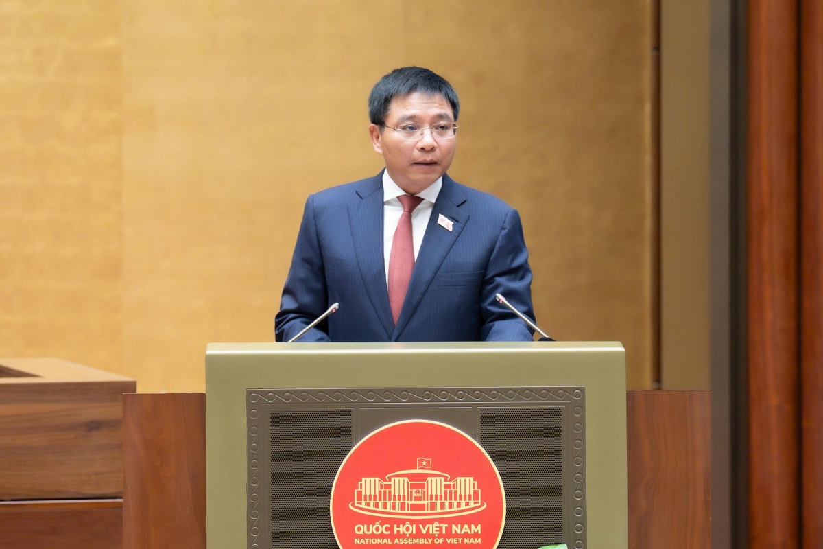 Bộ trưởng Bộ Tài chính Nguyễn Văn Thắng (Ảnh: Quốc hội)