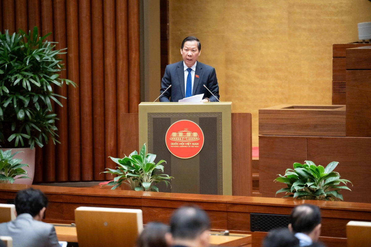 Chủ nhiệm Ủy ban Kinh tế và Tài chính Phan Văn Mãi (Ảnh: Quốc hội)