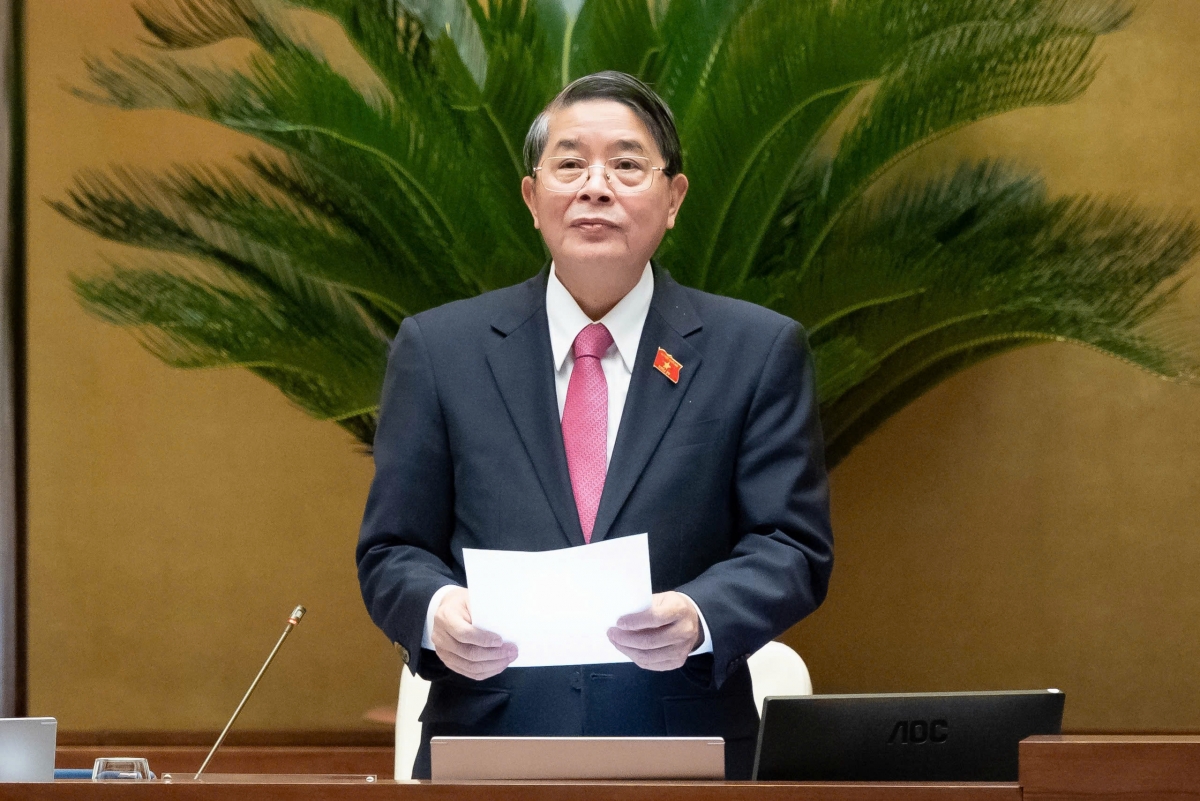 Phó Chủ tịch Quốc hội Nguyễn Đức Hải điều hành phiên họp (Ảnh: Quốc hội)