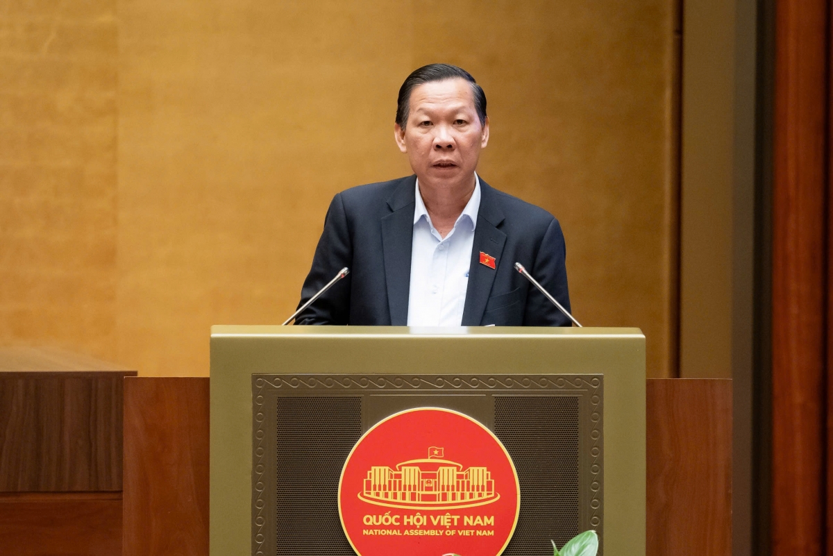 Chủ nhiệm Ủy ban Kinh tế và Tài chính Phan Văn Mãi (Ảnh: Quốc hội)