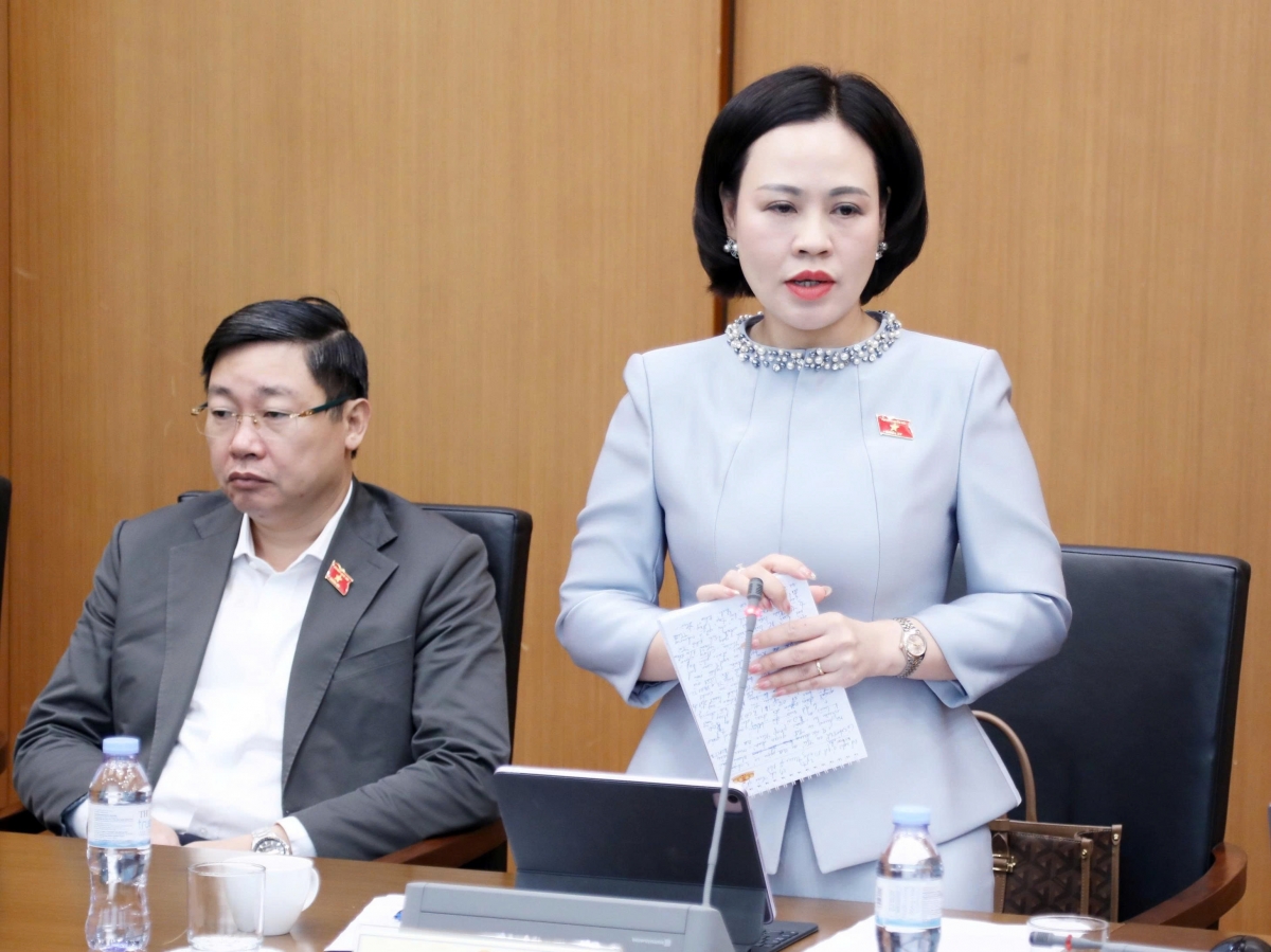 Đại biểu Trần Thị Hồng Thanh, đoàn Ninh Bình (Ảnh: QH)