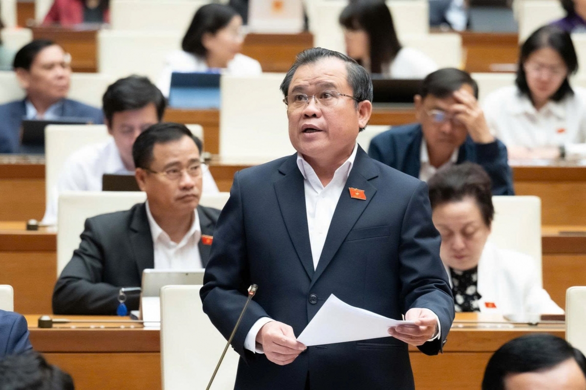 Đại biểu Nguyễn Tâm Hùng, đoàn TP.HCM (Ảnh: Quốc hội)