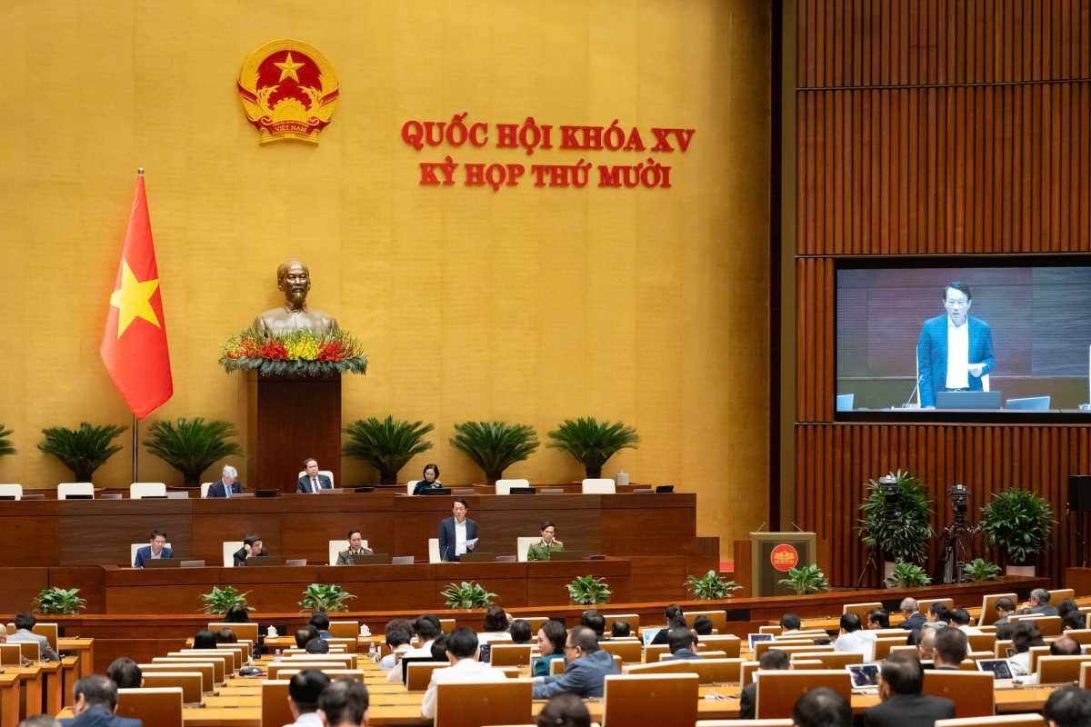 Toàn cảnh phiên họp chiều 25/11 (Ảnh: Quốc hội)