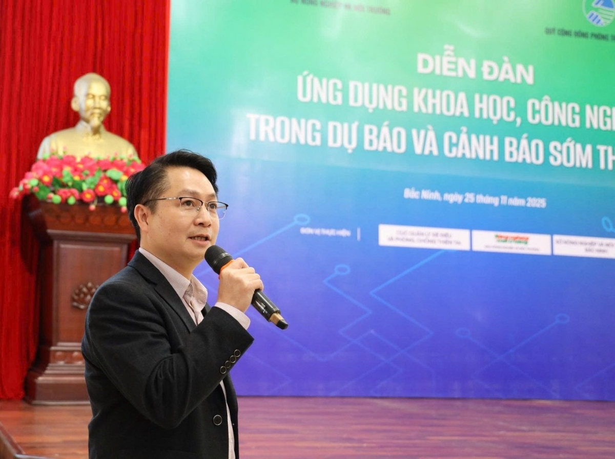 Ông Nguyễn Tôn Quân, Phó Trưởng phòng Quản lý thiên tai cộng đồng và Truyền thông (Cục Quản lý Đê điều và Phòng, chống thiên tai)
