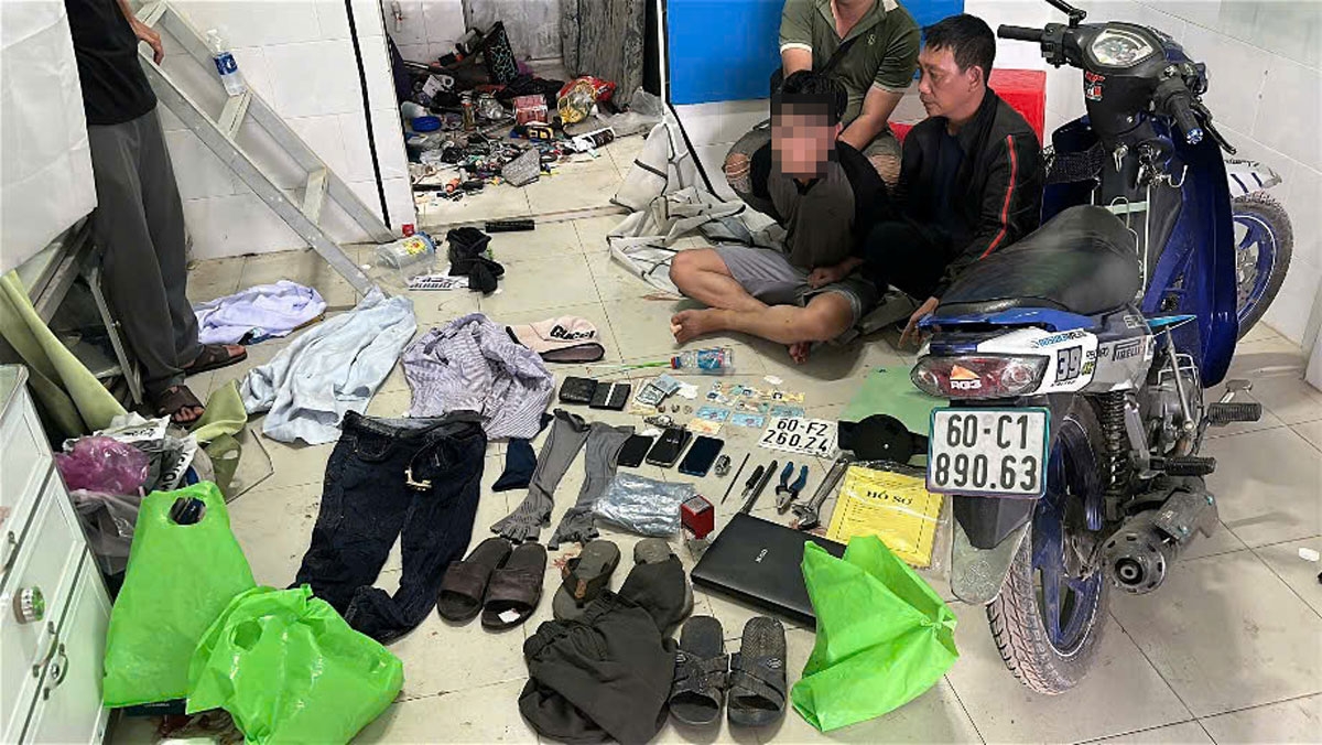 Đối tượng Nguyễn Duy Khánh đang bị tạm giữ